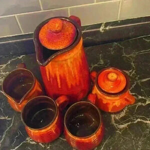 MCM Jacques Garnier Estriceram
Canada Orange Drip Glaze Coffee Pot
Genin Trudeau